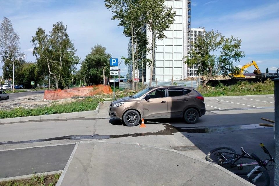 В Новосибирске водитель «Хендай» сбил 9-летнего мальчика на велосипеде. Фото: Госавтоинспекция Новосибирской области