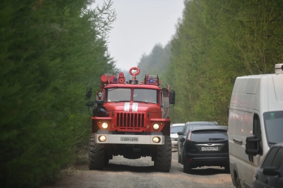 На Бору произошел пожар в одноэтажном доме.