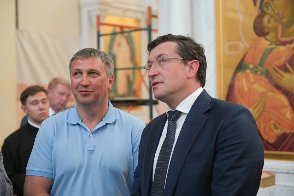 Глава региона считает, что переход Ивана Носкова в команду Самарской области является движением вперед. Фото: телеграм-канал Глеба Никитина