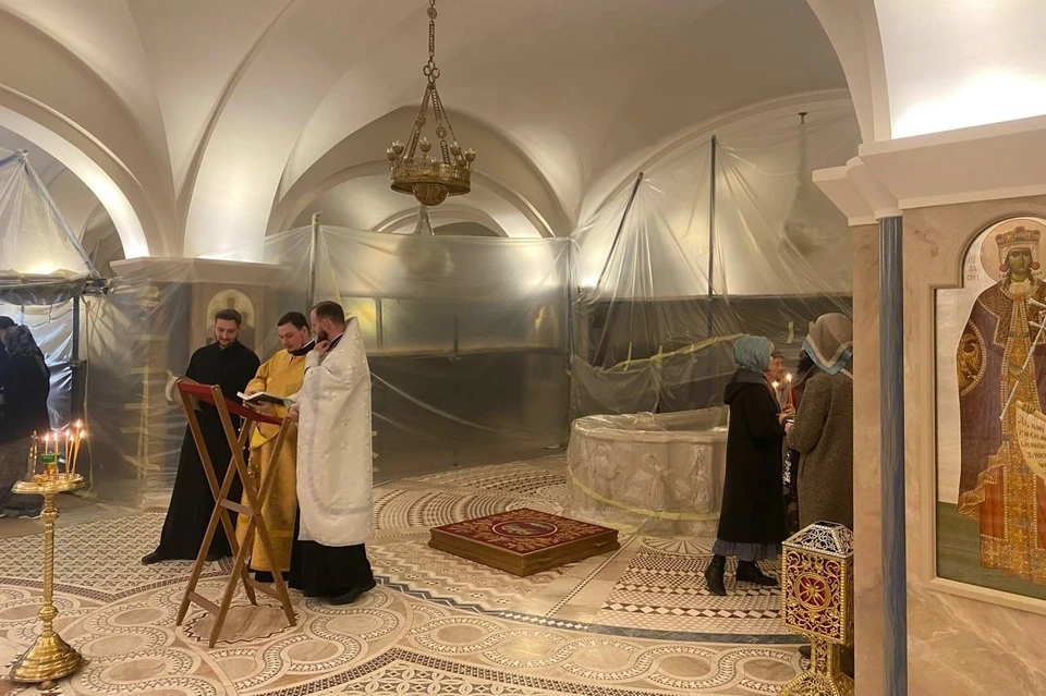 Работы будут проходить за пленкой. Фото: Челябинская митрополия.