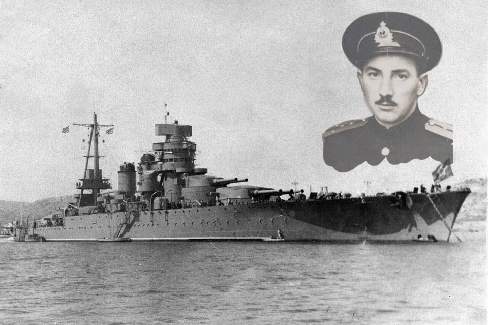 Линкор «Новороссийск» в Севастополе в начале 1950-х годов. Архив фотографий кораблей русского и советского ВМФ.