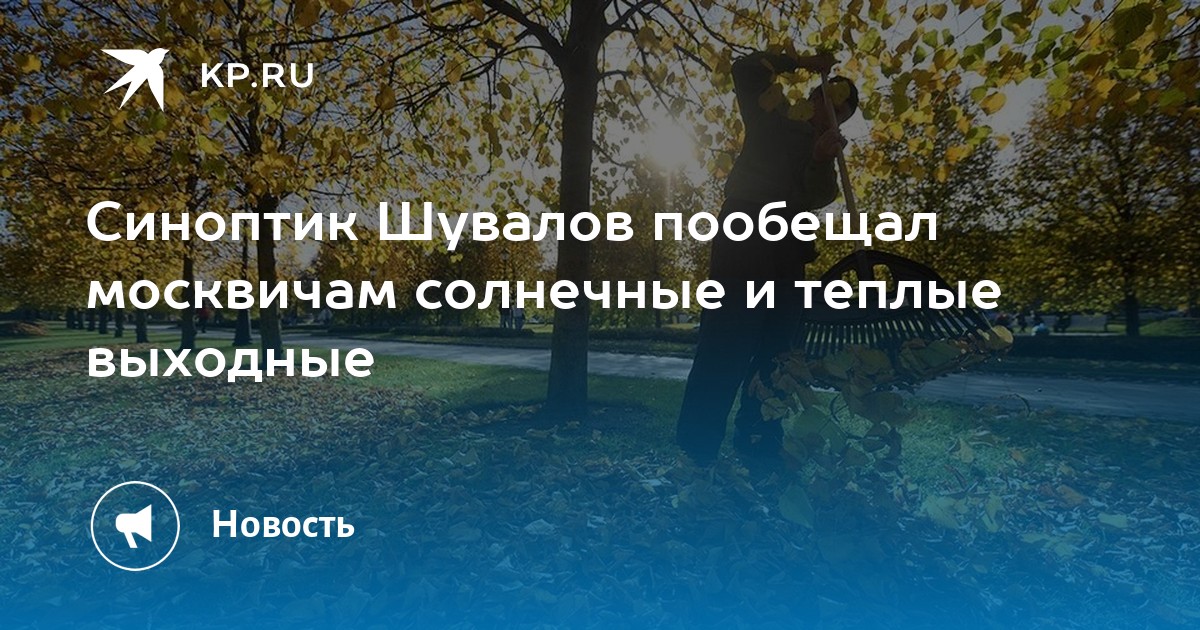 Синоптик Шувалов предсказал в Москве мороз и солнце на ближайшие выходные