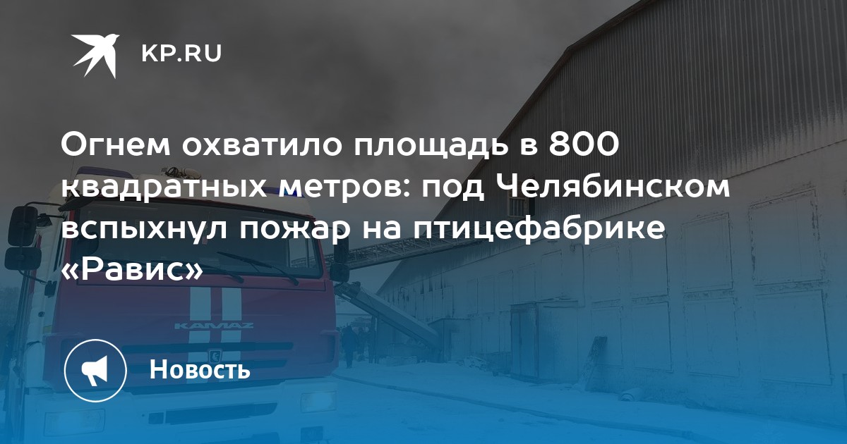 Площадь пожара на рынке в Челябинске выросла до 1000 квадратов