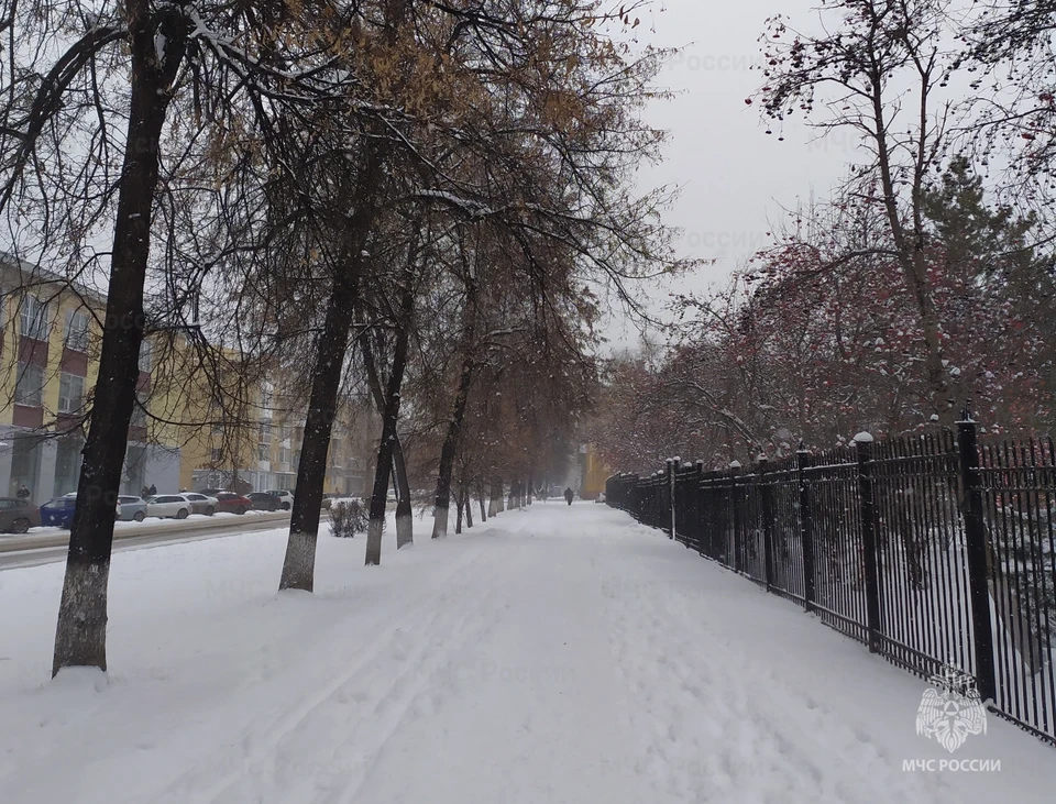 Погода в Кемерове будет в понедельник, 18 ноября теплая но капризная. Фото - ГУ МЧС России по Кузбассу.