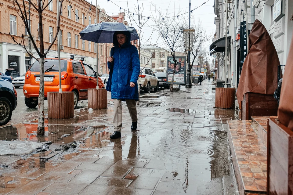 Пройдут небольшие, местами умеренные осадки в виде дождя.