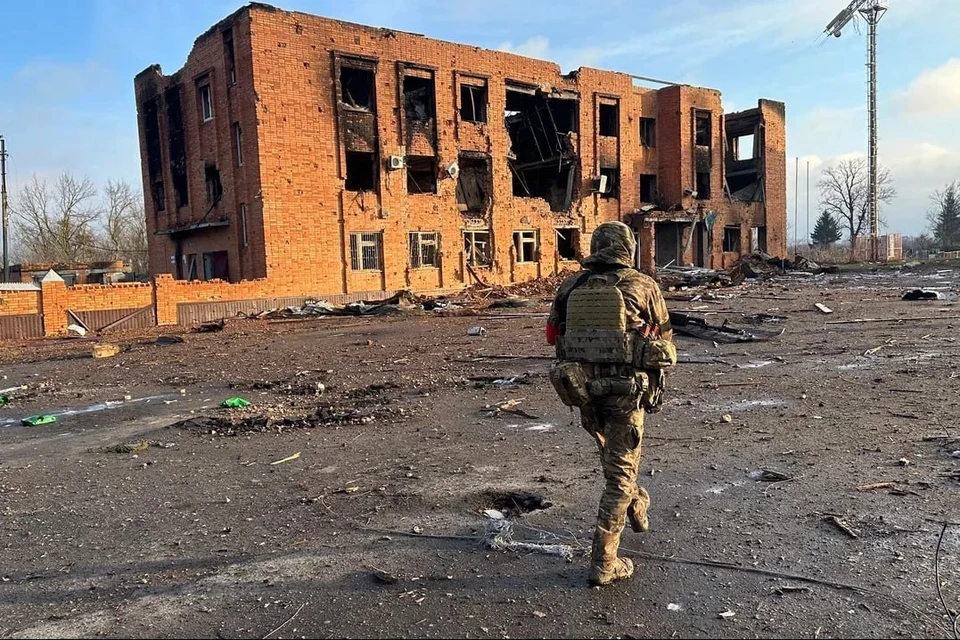 Военкор Коц показал видео из освобожденной Ольговки Курской области