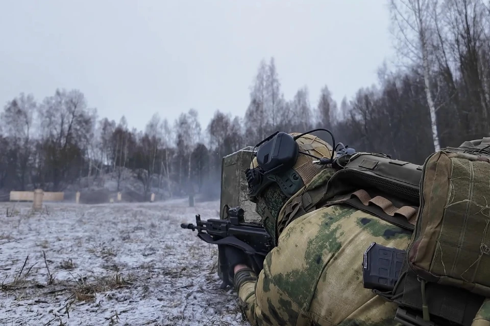 МО РФ показало подготовку десантников на полигоне в приграничном районе Курской области