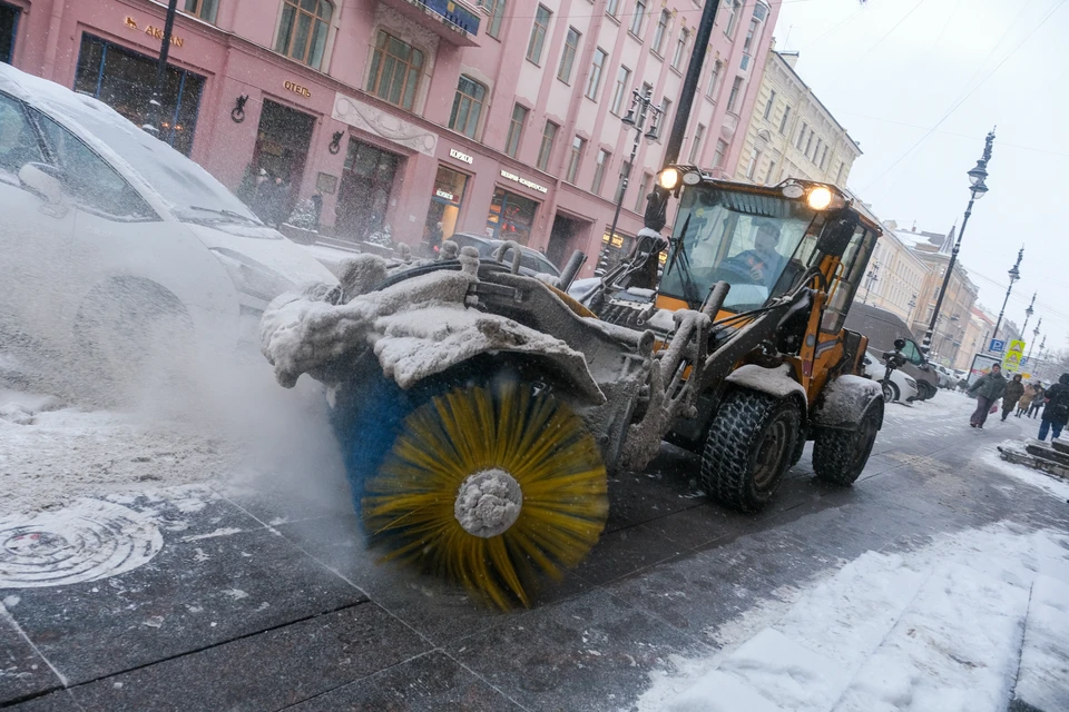 За полтора месяца в Петербурге выпало 42 кубометра снега.