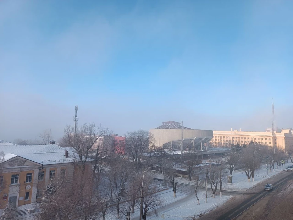 В Волгограде наступила зима.