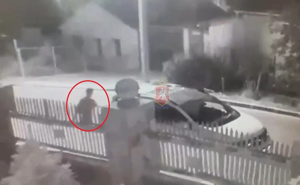 Злоумышленник попал в кадр. Фото: 92.мвд.рф