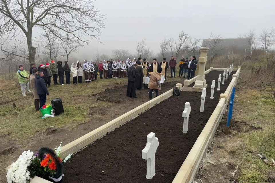 В молдавском селе Ларгуца открыли памятник румынским солдатам, которые воевали за нацистов. Фото: телеграм-канал "Солдат Победы"