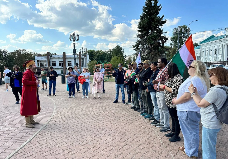 Гостей из Индии встречает "Афанасий Никитин". Фото: пресс-служба ПТО