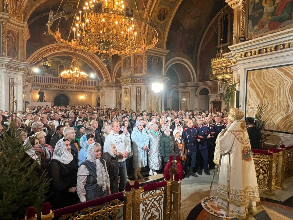 Торжественная литургия в честь Рождества Христова состоялась в 131 храме по всей Башкирии. Фото: Уфимская епархия РПЦ (МП)