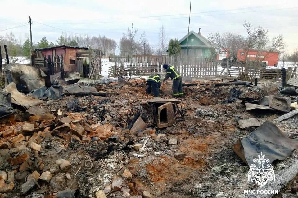 Место трагедии. Фото: Главное управление МЧС России по Тверской области