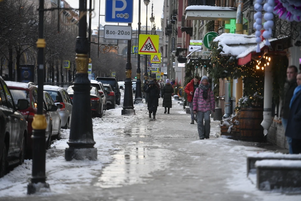 Оттепель задержится в Петербурге до 19 января.