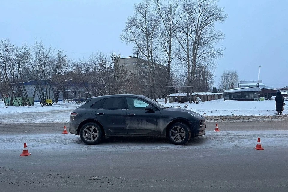 В Новосибирске женщина на «Porsche» сбила 8-летнюю девочку. Фото: Госавтоинспекция Новосибирской области