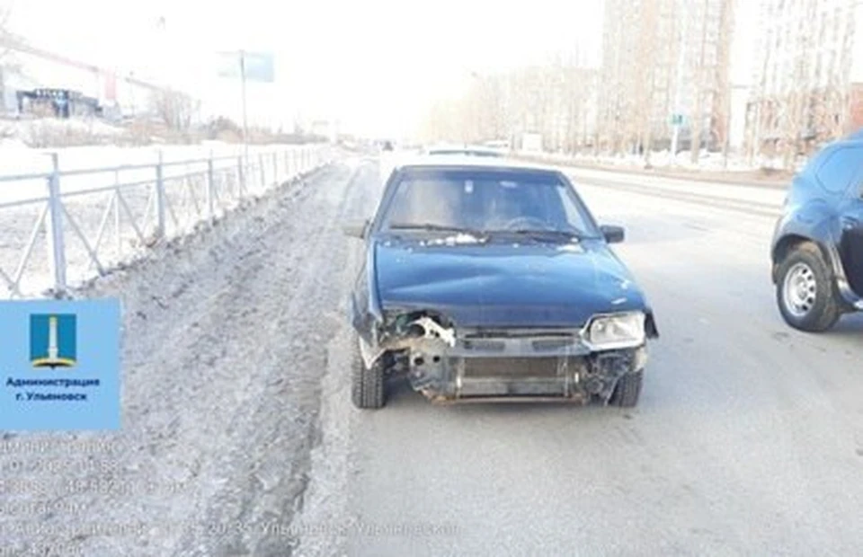 Власти Ульяновска уберут с проспекта Авиастроителей брошенный автомобиль | ФОТО: администрации Ульяновска