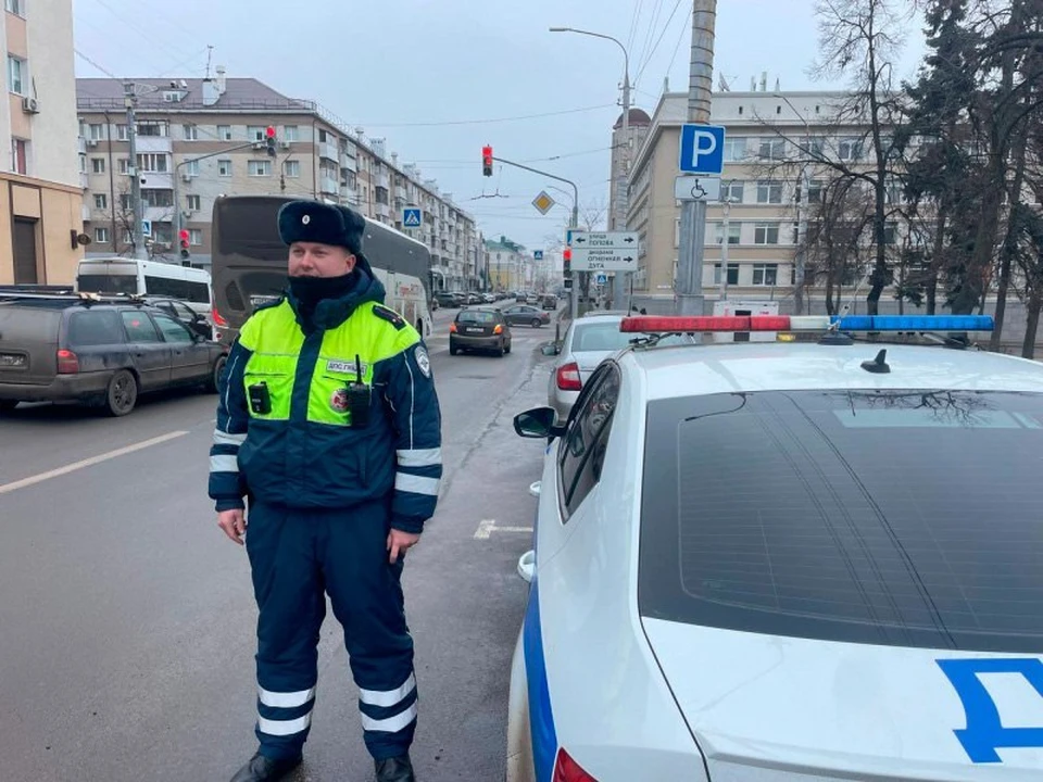 Белгородские автоинспекторы проверят соблюдение ПДД водителями и пешеходами. Фото: УМВД России по Белгородской области.