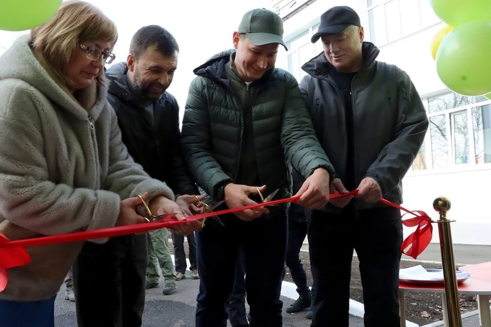 В Мариуполе открыли детский сад «Якорек». Фото: ТГ/Хуснуллин