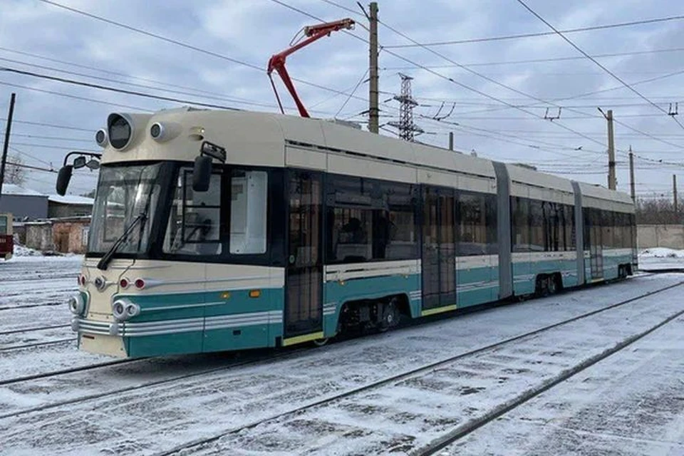 Ретротрамвай сделан в стиле вагонов 60-х Фото: Пресс-служба Госкорпорации Ростех