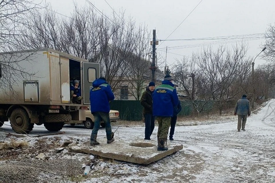 В аварийно-восстановительных работах участвовали ремонтные бригады. Фото: Минстрой ДНР