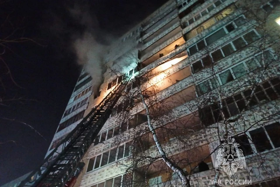 В пожаре никто не пострадал. Фото: ГУ МЧС России по Свердловской области