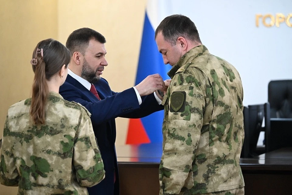 В ДНР вручили государственные награды сотрудникам МВД. Фото: Сайт Главы ДНР