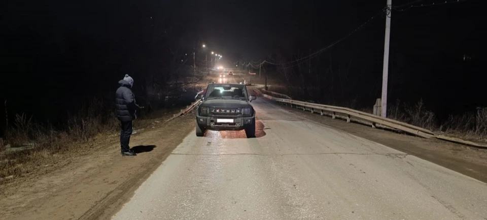 Фото с места ДТП.