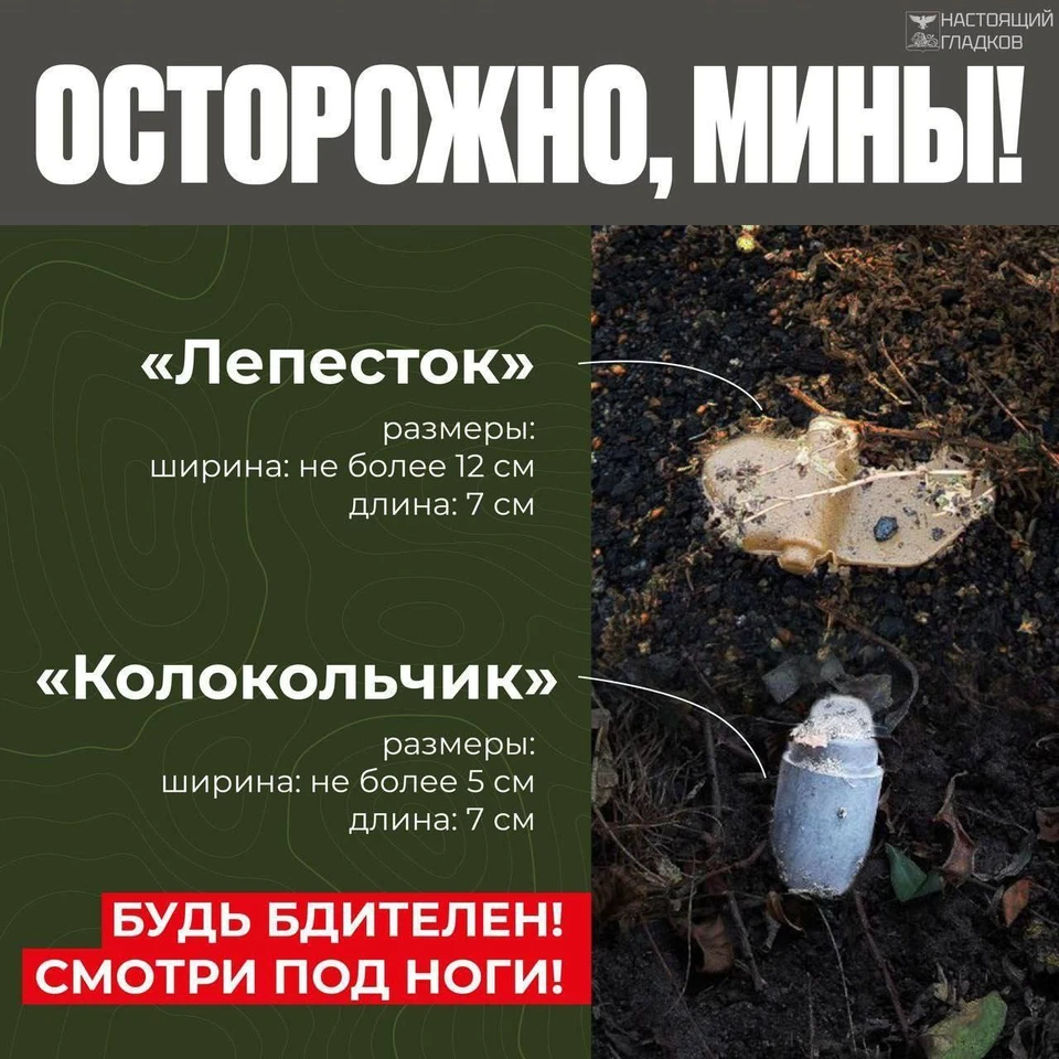 при обнаружении предметов, похожих на боеприпасы или снаряды, ни в коем случае не прикасаться к ним