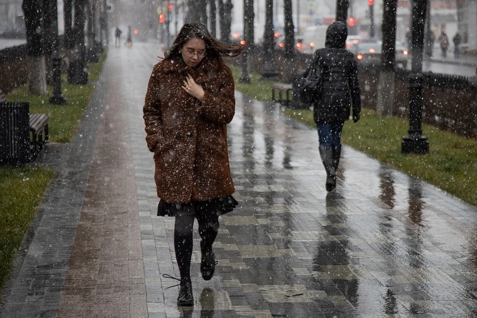 Температуру ниже нуля и снег ожидают в Москве 17 марта