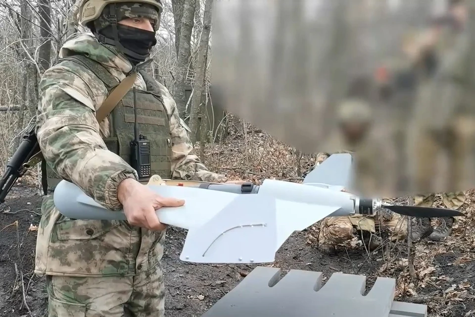 Боевая работа расчета БпЛА Куб-1