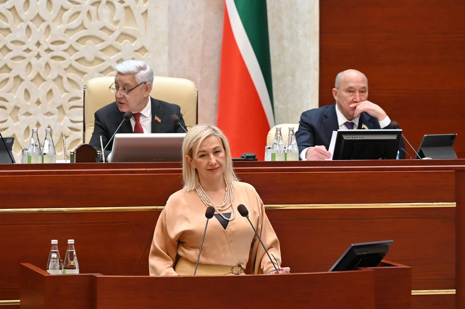 Ирада Аюпова сообщила, что в 2025 году выйдет полнометражный музыкальный фильм, который создан по мотивам сказок Каюма Насыри. Фото: Госсовет РТ