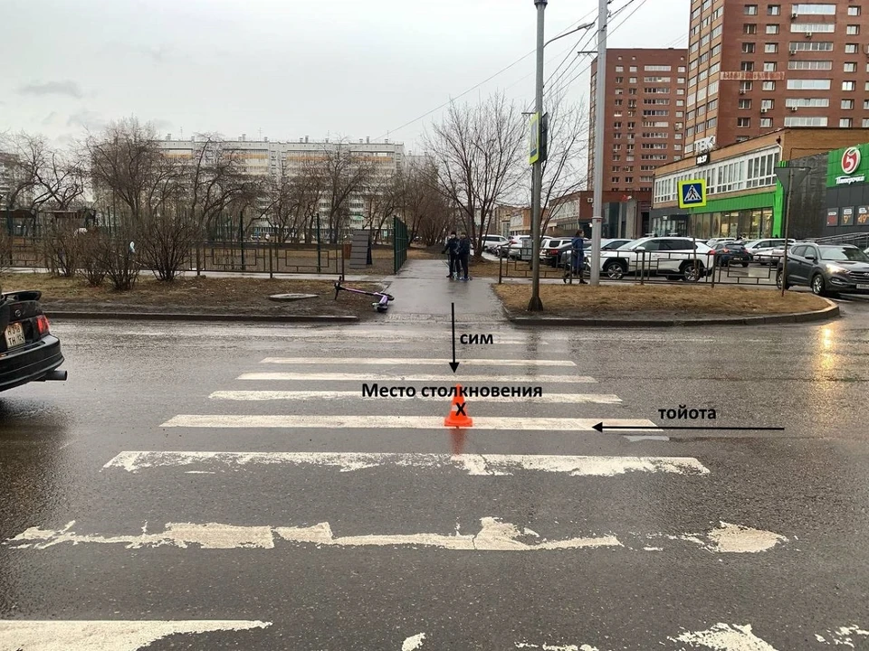 Жительница Красноярска арендовала самокат восьмилетнему сыну и получила штраф. Фото: краевая Госавтоинспекция
