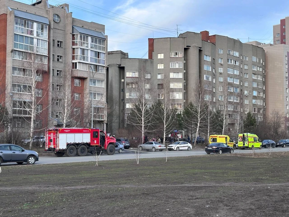 Предварительная причина пожара устанавливается.