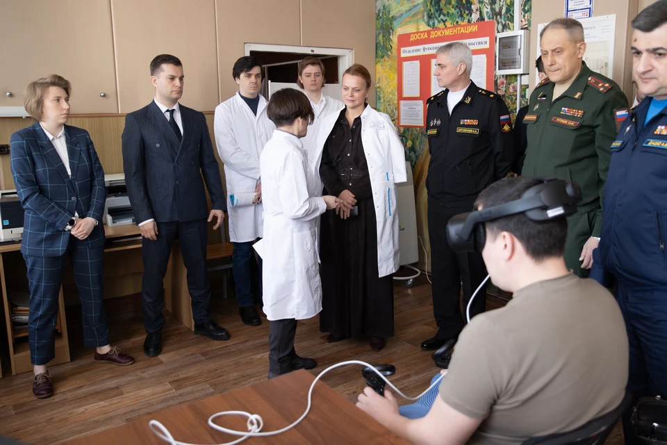 Замминистра обороны Цивилева посетила госпиталь в Нижнем Новгороде. Фото: пресс-служба правительства Нижегородской области.