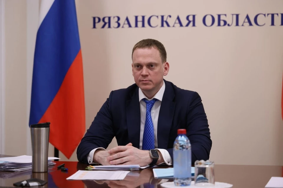 На атаку БПЛА отреагировал рязанский губернатор Павел Малков. Фото: правительство Рязанской области.
