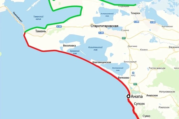 Опубликована карта закрытых и открытых пляжей Анапы и Темрюкского района