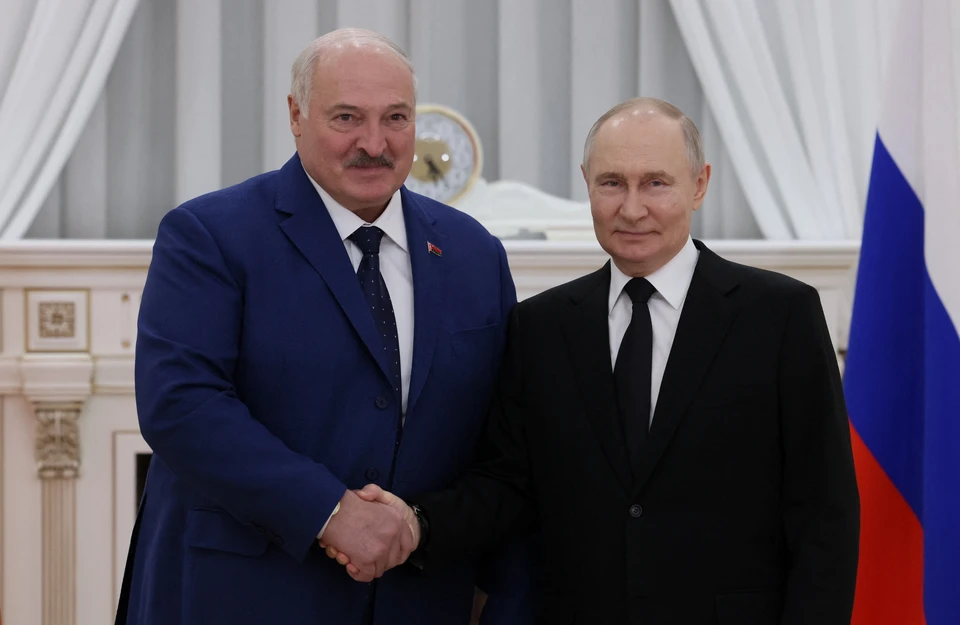 Владимир Путин прокомментировал слова Александра Лукашенко о георгиевской ленте
