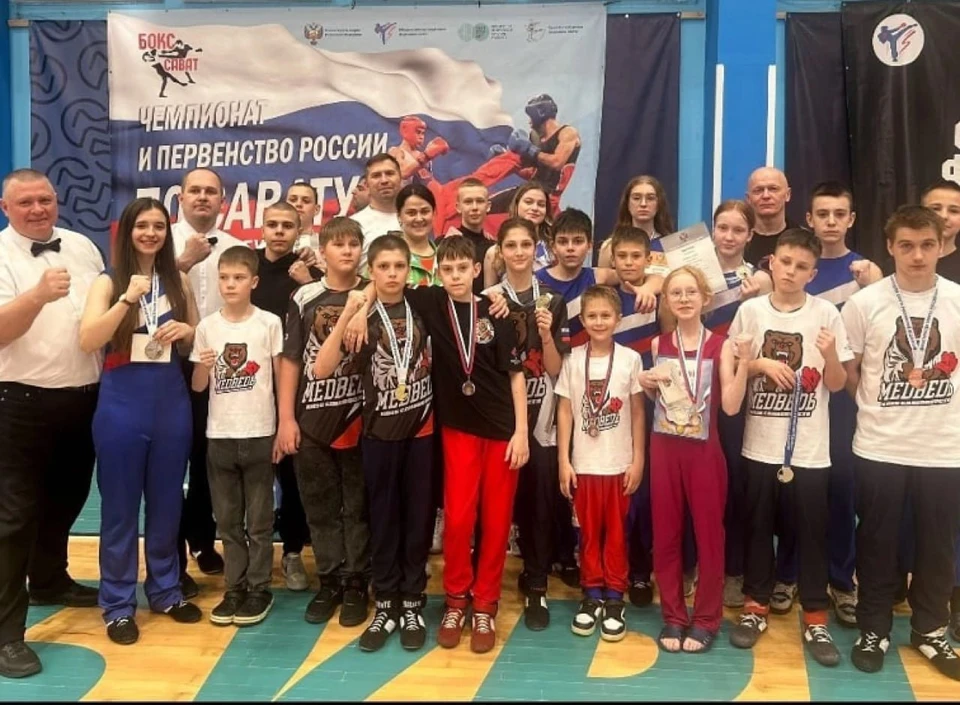 Калужане выиграли девять медалей на чемпионате и первенстве России по савату в дисциплине «ассо».
