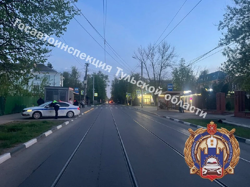 В Туле на улице Фридриха Энгельса мопед сбил 52-летнюю женщину