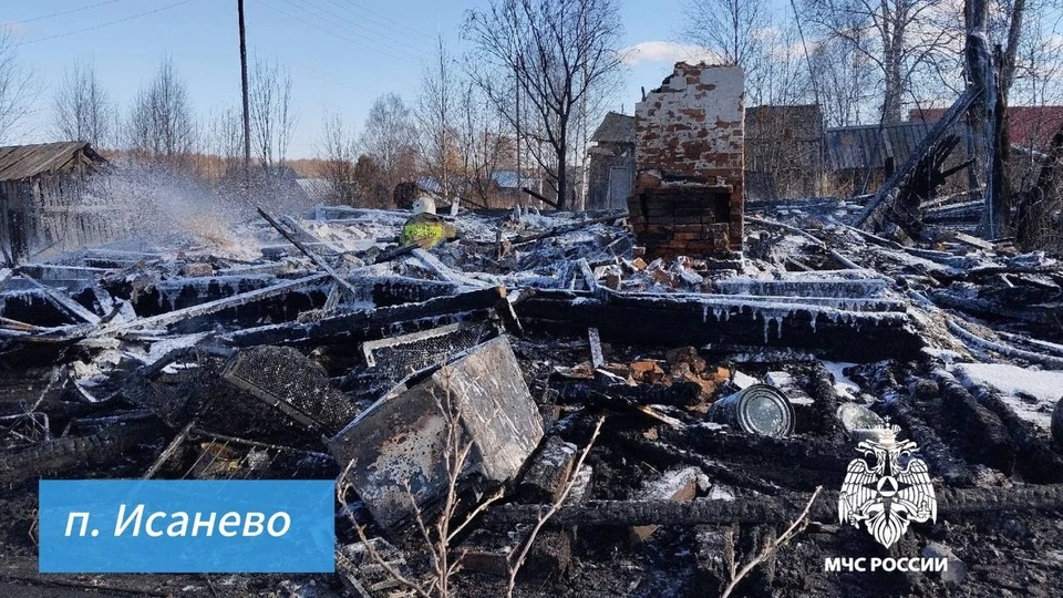 В Коми пожар унес жизнь женщины.
