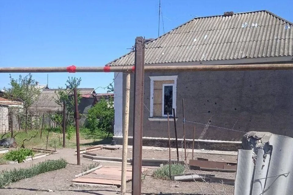 Обстрелами ВСУ ранены двое мирных жителей Алешкинского района. Фото: тг-канал Владимира Сальдо