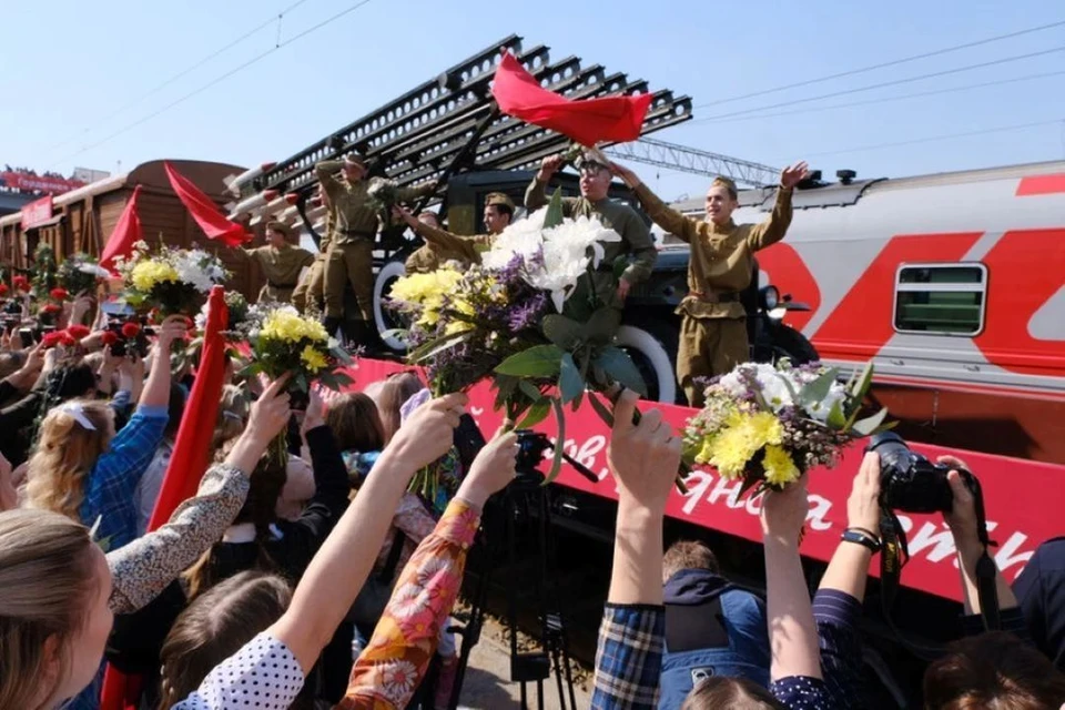 Ретропоезд с техникой времен войны покажут на вокзале Новосибирск-Главный. Фото: Правительство Новосибирской области.
