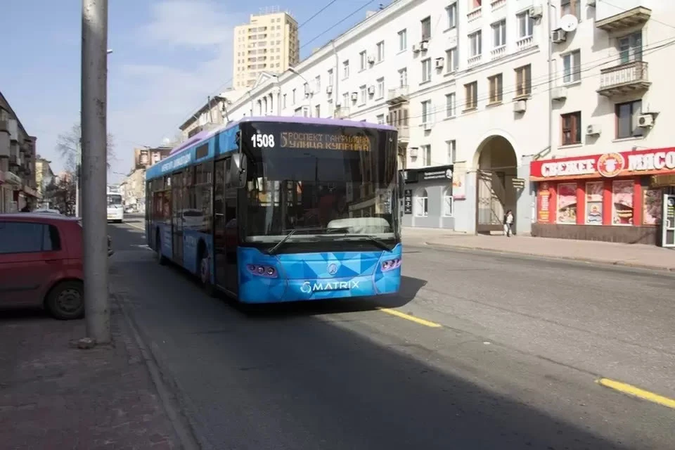 В период с 8 по 12 мая в Донецке муниципальный транспорт будет работать в режиме выходного дня