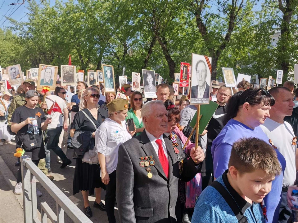 Бессмертный полк в Барнауле