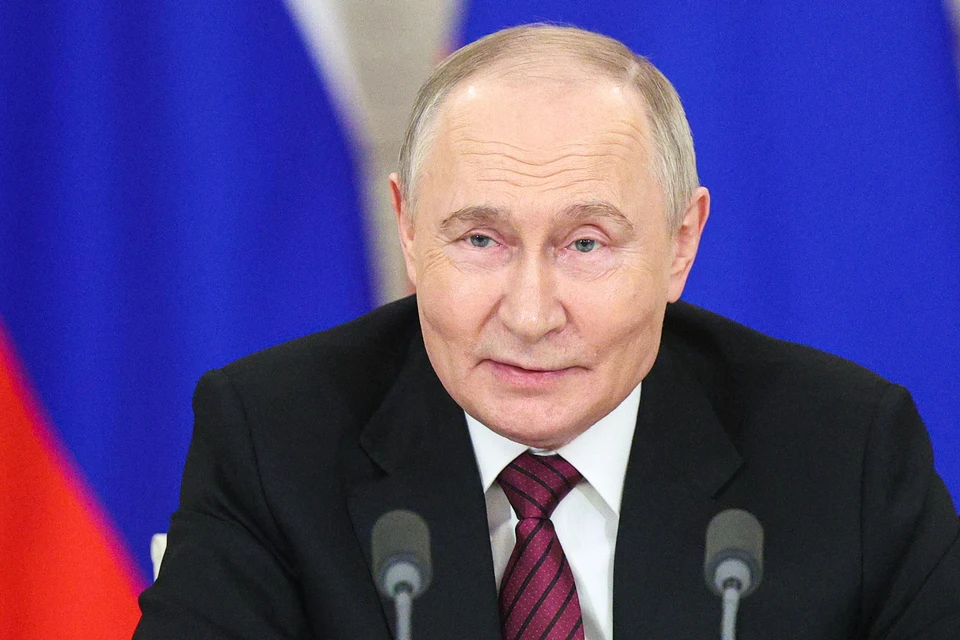 Фирменное путинское дзюдо: Президент России своей речью уложил запад на лопатки. Фото: Софья Сандурская/ТАСС.