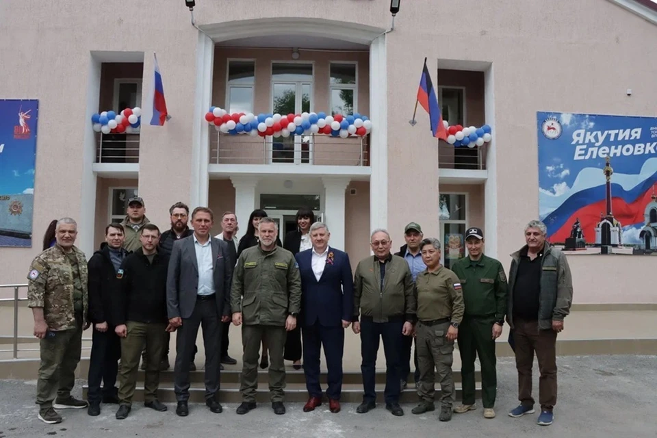 В Еленовке ДНР открыли восстановленный Дом культуры. Фото: Правительство ДНР