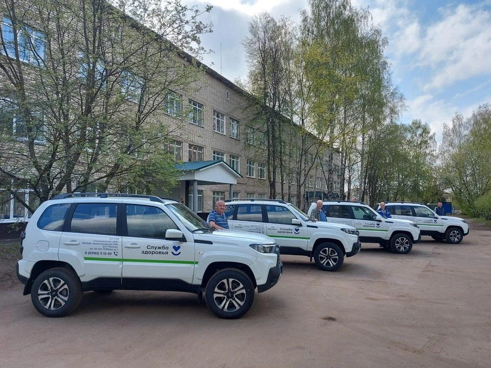 Центральные районные больницы Нижегородской области получили новые автомобили. Фото: пресс-служба правительства Нижегородской области.