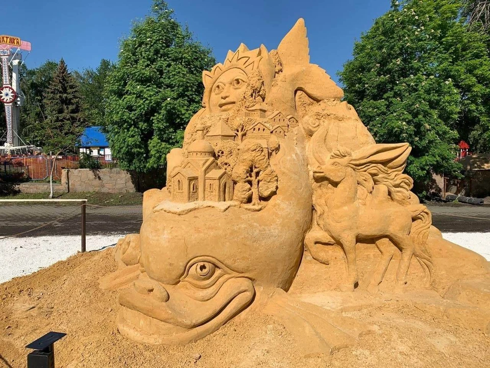 Так выглядела одна из скульптур. Фото: Администрация Челябинска