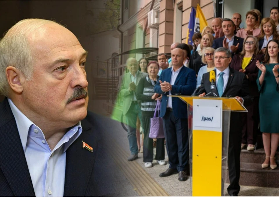 Для правящего в Молдове режима Батька уже не совсем диктатор. Коллаж КП